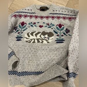 Rare Eddie Bauer 90’s Vintage Multicolor Wool Sweater
